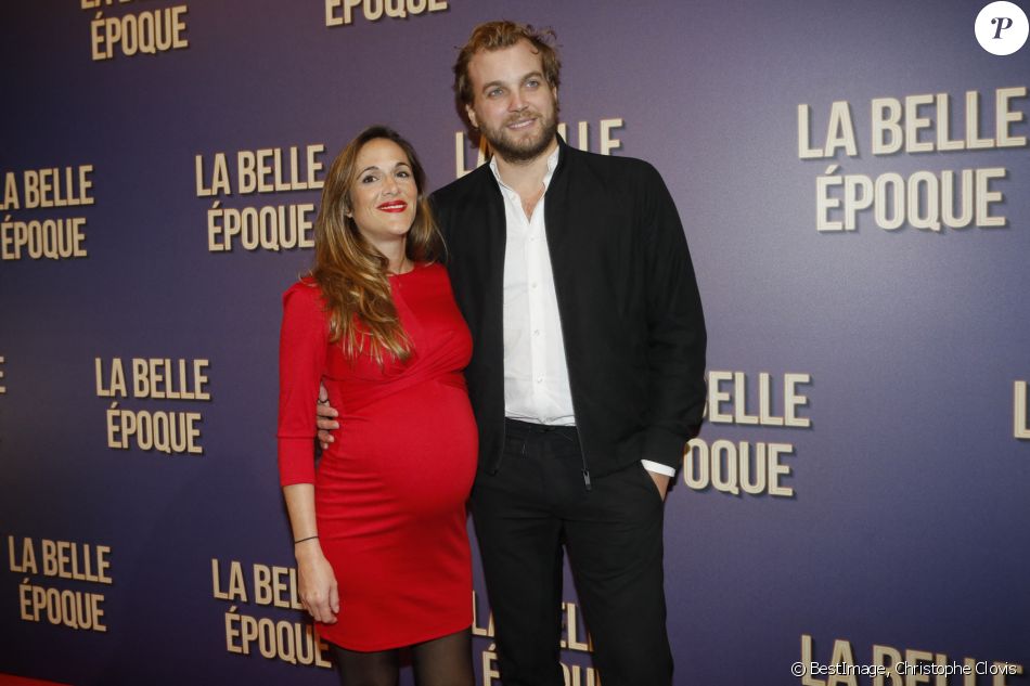 Victoria Bedos et son compagnon Romain Battisti - Avant-première du film "La belle époque" au Gaumont Capucines à Paris, le 17 octobre 2019. © Christophe Clovis / Bestimage