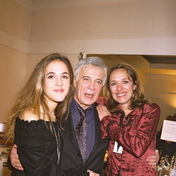 Guy Bedos, sa femme et sa fille Victoria - Générale du nouveau spectacle de Guy Bedos à L'Olympia.