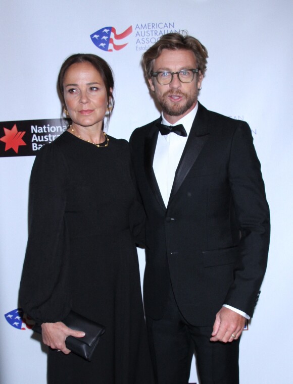 Rebecca Rigg, Simon Baker à la soirée American Australian Arts Awards au Skylight Modern à New York, le 31 janvier 2019 