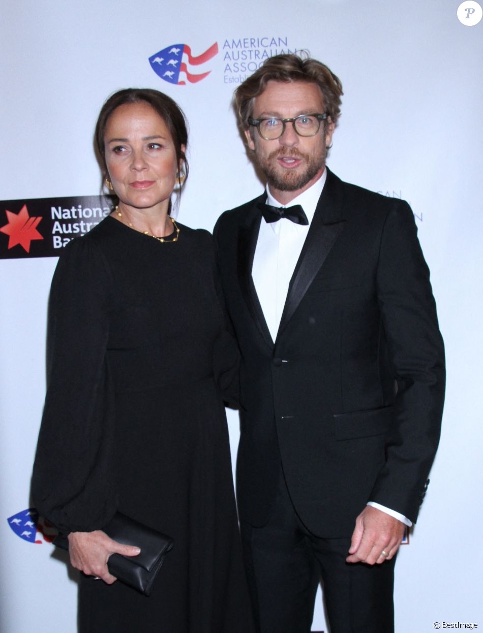 Rebecca Rigg, Simon Baker à la soirée American Australian Arts Awards au Skylight Modern à New York, le 31 janvier 2019