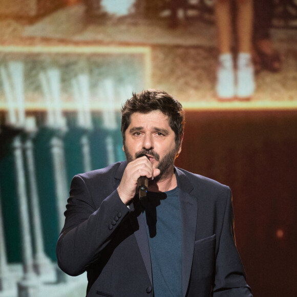 Exclusif - Patrick Fiori - Enregistrement de l'émission "La Boîte à Secrets", présentée par F.Bollaert et qui sera diffusée le 22 janvier sur France 3. Le 18 janvier 2021 © Tiziano Da Silva / Bestimage 
