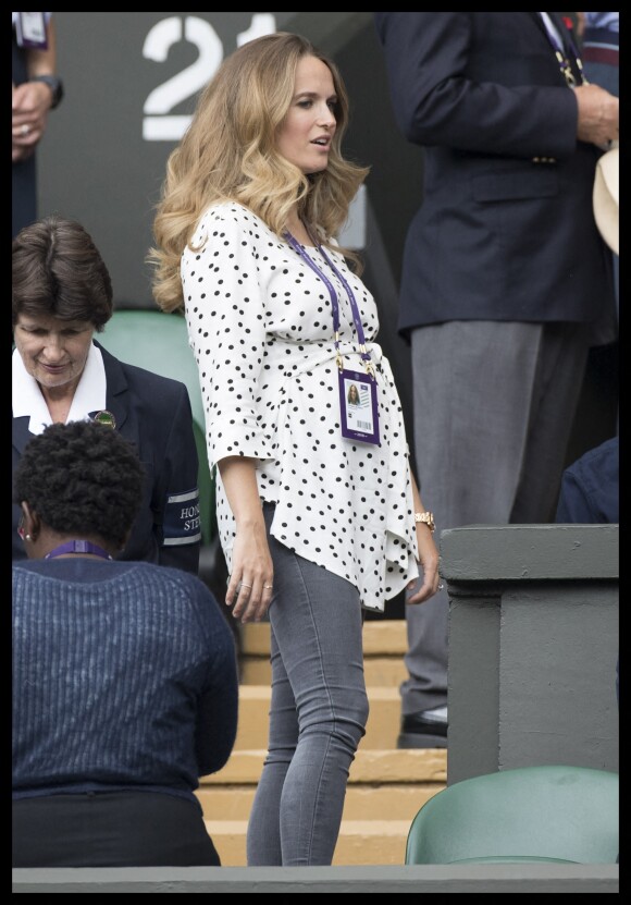 Kim Sears à Wimbledon le 9 juillet 2019.