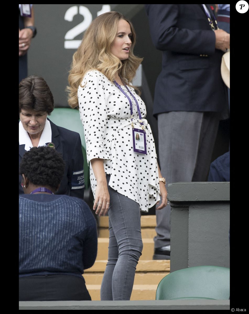 Kim Sears à Wimbledon le 9 juillet 2019.