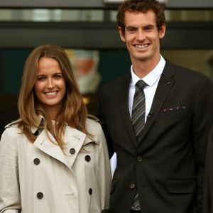 Kim Sears et Andy Murray en avril 2014 à Dunblane.