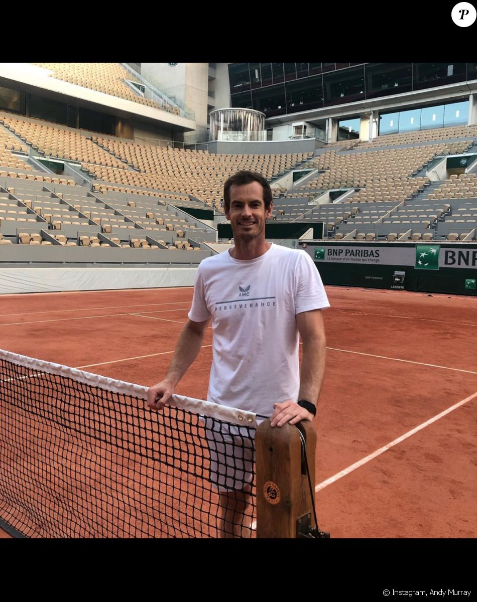 Andy Murray à Roland-Garros en septembre 2020.