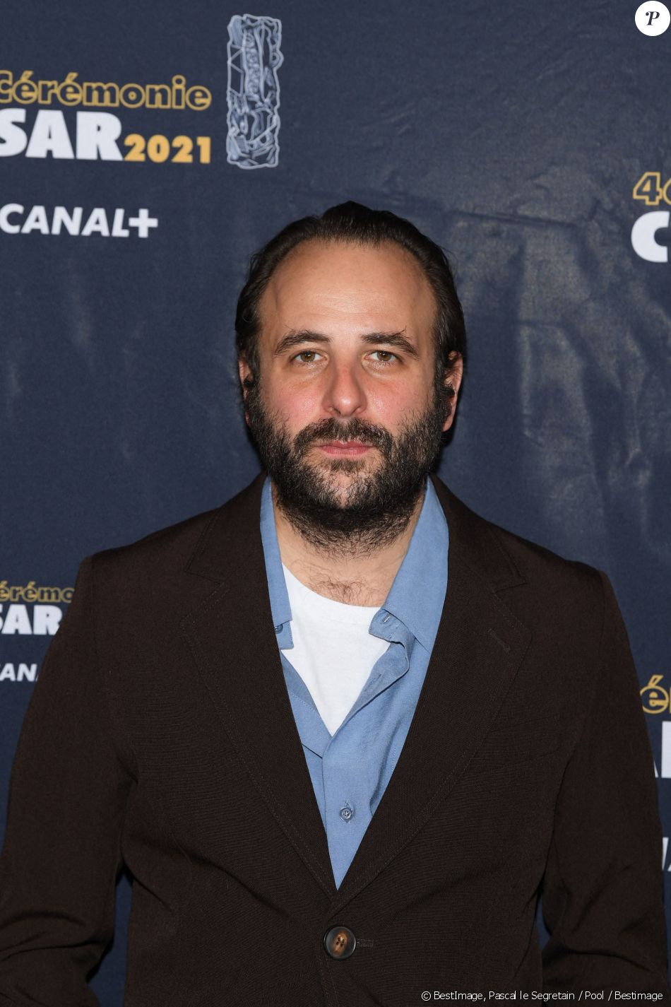 Vincent Macaigne lors du photocall lors de la 46ème cérémonie des César ...