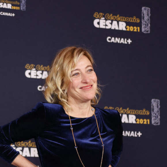 Valeria Bruni Tedeschi lors du photocall lors de la 46ème cérémonie des César à l'Olympia à Paris, France, le 12 mars 2021.© Thomas Samson / Pool / Bestimage 