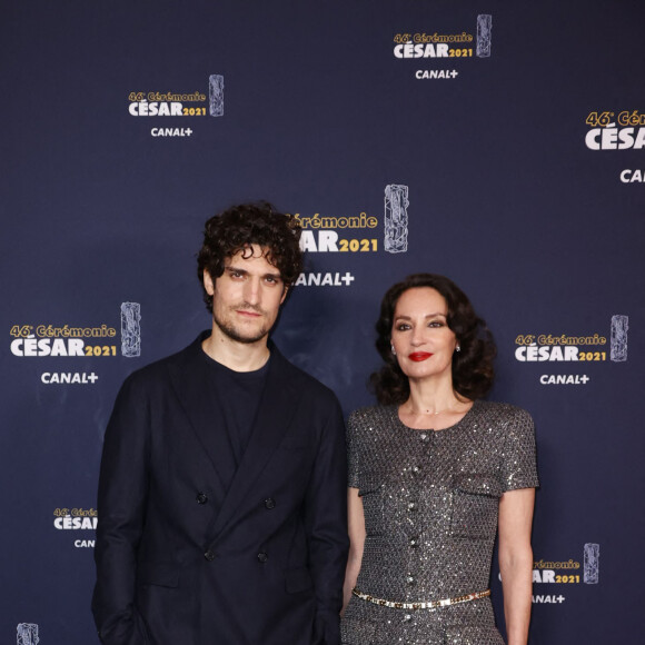Jeanne Balibar et Louis Garrel lors du photocall lors de la 46ème cérémonie des César à l'Olympia à Paris, France, le 12 mars 2021.© Thomas Samson / Pool / Bestimage