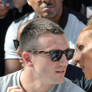 Celine Dion, Pepe Munoz - Front row du Défilé de mode Haute-Couture Automne/Hiver 2019/2020 Alexandre Vauthier à Paris. Le 2 juillet 2019. © Veeren Ramsamy / Christophe Clovis / Bestimage 