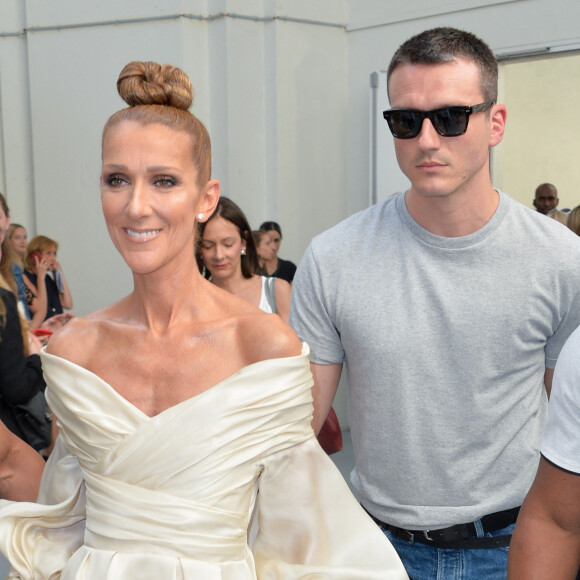 Celine Dion, Pepe Munoz - Backstage du Défilé de mode Haute-Couture Automne/Hiver 2019/2020 Alexandre Vauthier à Paris. Le 2 juillet 2019. © Veeren Ramsamy / Christophe Clovis / Bestimage 