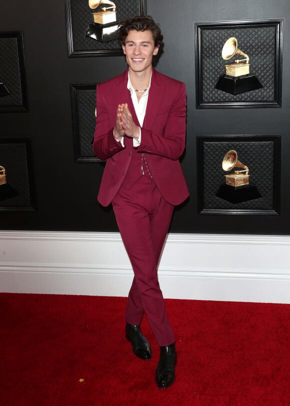 Shawn Mendes - 62ème soirée annuelle des Grammy Awards à Los Angeles, le 26 janvier 2020.