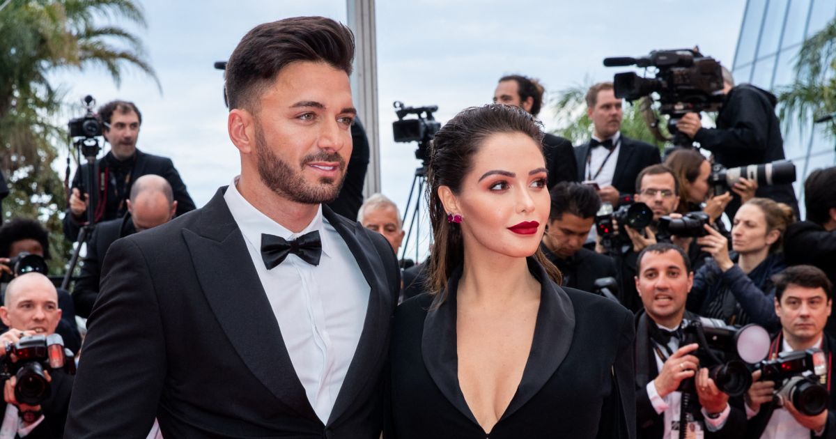 Thomas Vergara et sa femme Nabilla Benattia (enceinte) - Montée des