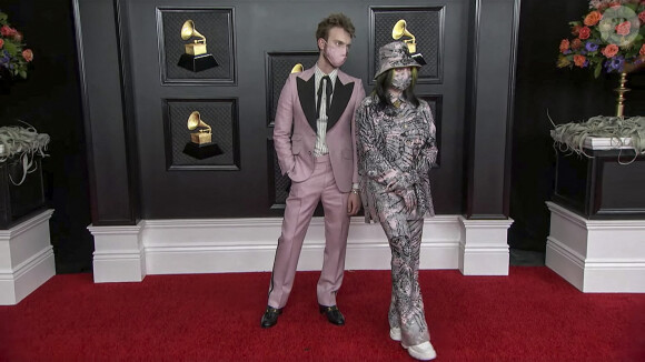 Billie Eilish et Finneas Baird O'Connell - 63e cérémonie des Grammy Awards à Los Angeles. @Avalon/Photoshot/ABACAPRESS.COM