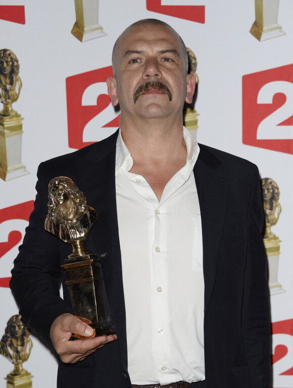 Philippe Torreton (prix du meilleur comédien d'un spectacle public) - La 26e nuit des Molières aux Folies Bergère à Paris, le 2 juin 2014.