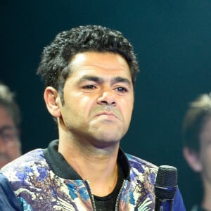 Exclusif - Jamel Debbouze, parrain de la manifestation, lors de la finale de l'Euro de l'impro culture et diversité au théâtre le Comédia à Paris le 10 juillet 2016. © Coadic Guirec/Bestimage during