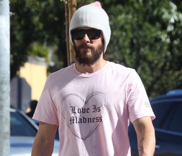 Jared Leto se promène dans les rues de Los Angeles le 1er février 2020.