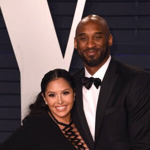 Kobe Bryant et sa femme Vanessa, enceinte, aux Oscar à Los Angeles.
