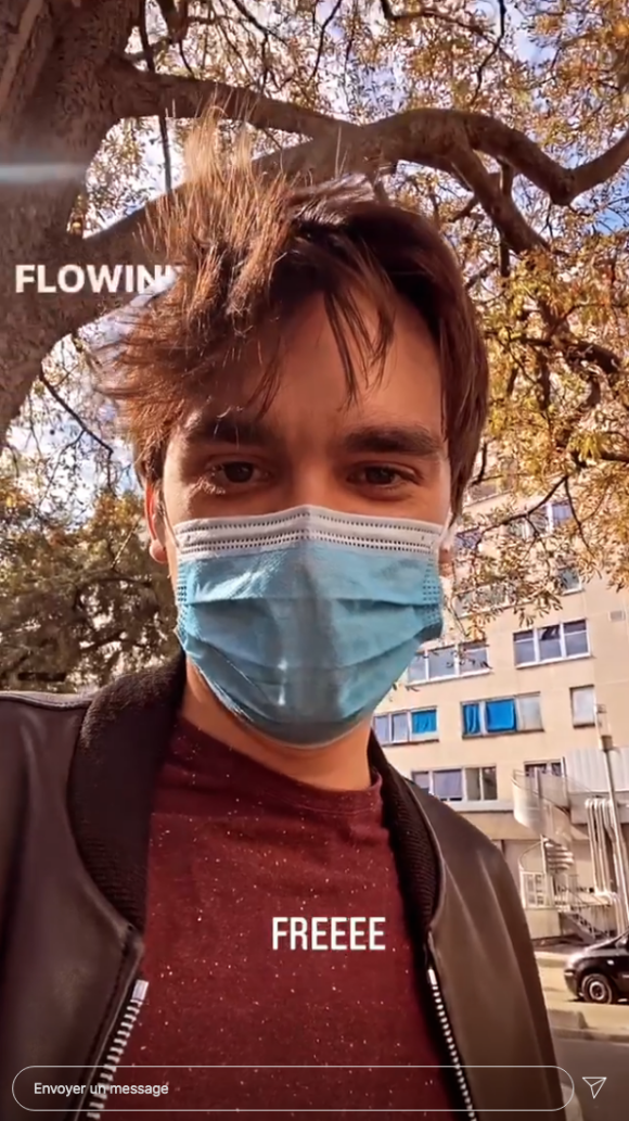 Alain-Fabien Delon est sorti de l'hôpital, sur Instagram le 4 septembre 2020.