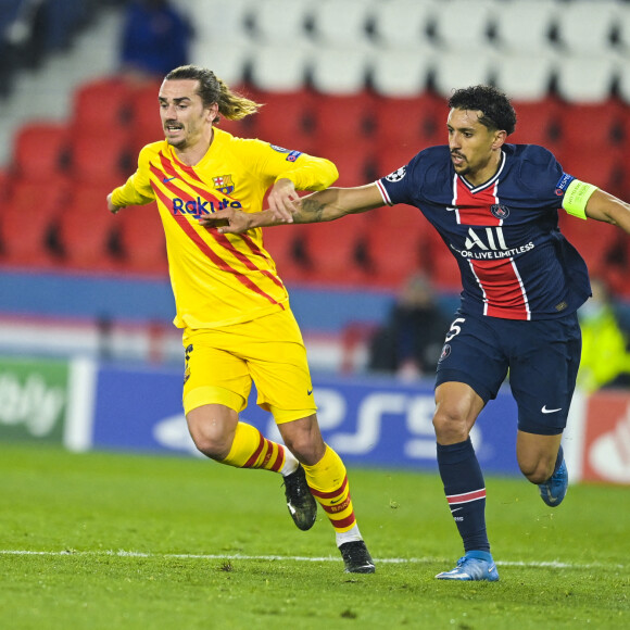 Antoine Griezmann lors du 1/8ème finale retour de Ligue des Champions Paris Saint-Germain - Barcelone au parc des Princes. Paris, le 10 mars 2021. © JB Autissier / Panoramic / Bestimage