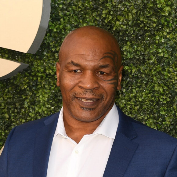 Mike Tyson arrive à l'US Open de tennis au USTA National Tennis Center à New York City, New York, Etats-Unis, le 27 août 2018.