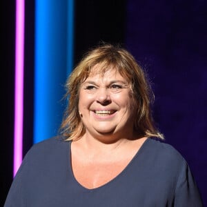 Semi-exclusif - Michèle Bernier - People à la générale du woman show "Vive Demain !" de Michèle Bernier au théâtre des Variétés à Paris le 28 janvier 2019. © Coadic Guirec/Bestimage