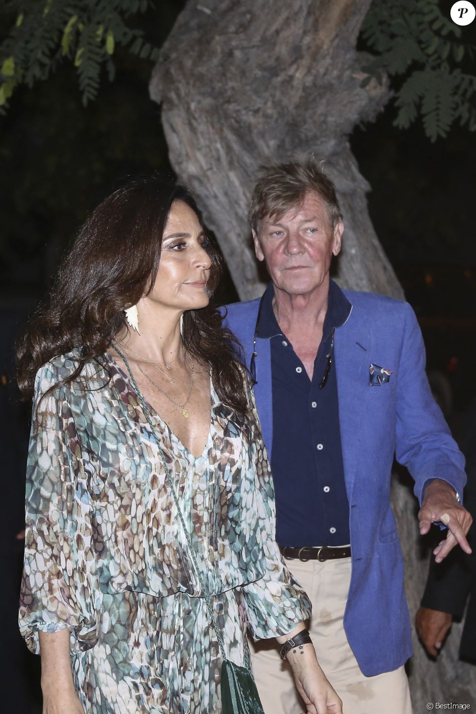 Ernst-August de Hanovre et Maria Madalena Bensaunde - Cocktail du mariage du prince Christian de Hanovre avec Alessandra de Osma à Lima au Pérou.