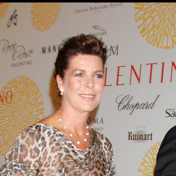 La princesse Caroline et Ernst de Hanovre - Soirée Valentino à la villa Borghese de Rome.