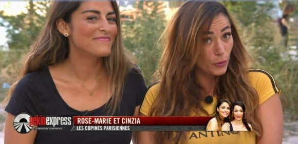 Rose-Marie et Cinzia lors de l'épisode de "Pékin Express 2021" du 30 mars sur M6