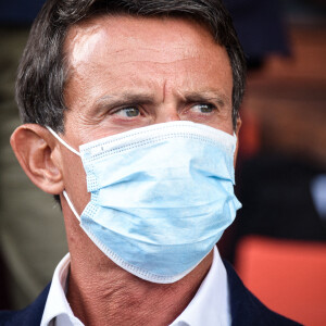 Manuel Valls - Le MEDEF tient sa REF annuelle (Rencontre des Entrepreneurs de France) à l'Hippodrome de Longchamps le 27 août 2020. © Federico Pestellini / Panoramic / Bestimage