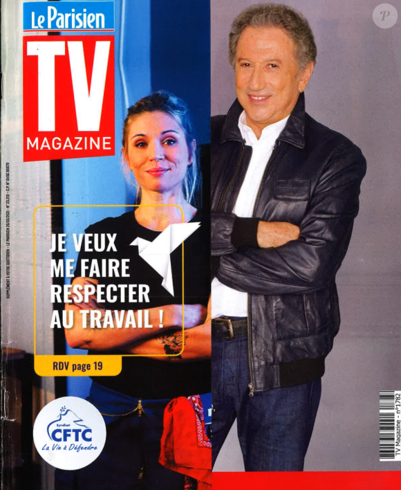 Michel Drucker fait la couverture du magazine TV Mag