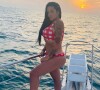 Sarah Fraisou en bikini sur Instagram, février 2021