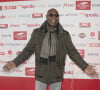 Manu Dibango - Le 94ème Prix d'Amérique Opodo à l'Hippodrome de Paris-Vincennes, le 25 janvier 2015. 