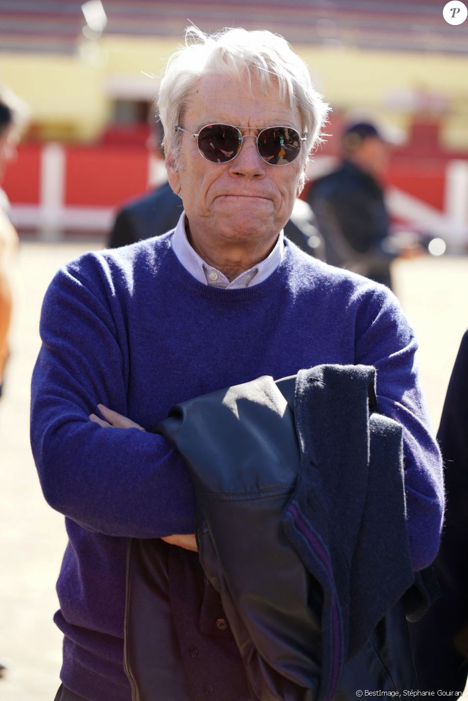 Archives - Bernard Tapie à Saintes-Maries-de-la-Mer pour le départ du Tour de la Provence. Le 14 février 2019 © Stéphanie Gouiran / Panoramic / Bestimage