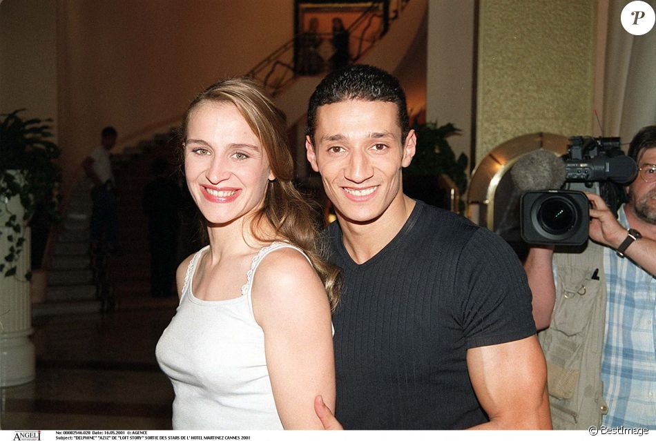 Delphine et Aziz de Loft Story 2001 - Purepeople