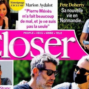 Laeticia Hallyday et Jalil Lespert dans le magazine "Closer", le 2 avril 2021.