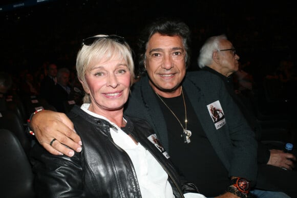 Frédéric François et sa femme Monique - People au concert de Michel Polnareff à l'AccorHotels Arena de Paris le 7 mai 2016.