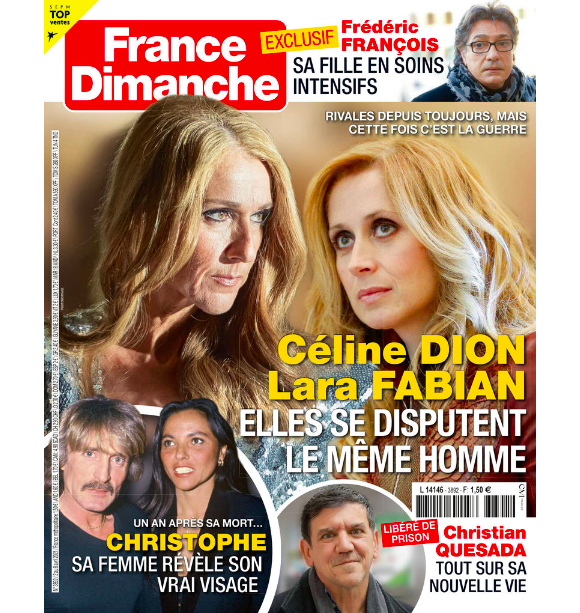 Frédéric François dans le magazine "France Dimanche", le 2 avril 2021.