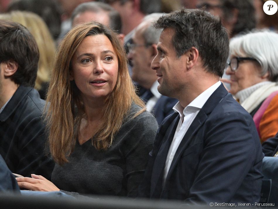 Sandrine Quétier, Fabrice Santoro - People lors de la finale du tournoi Rolex Paris Masters 2019 à Paris le 3 novembre 2019. © Veeren - Perusseau / Bestimage