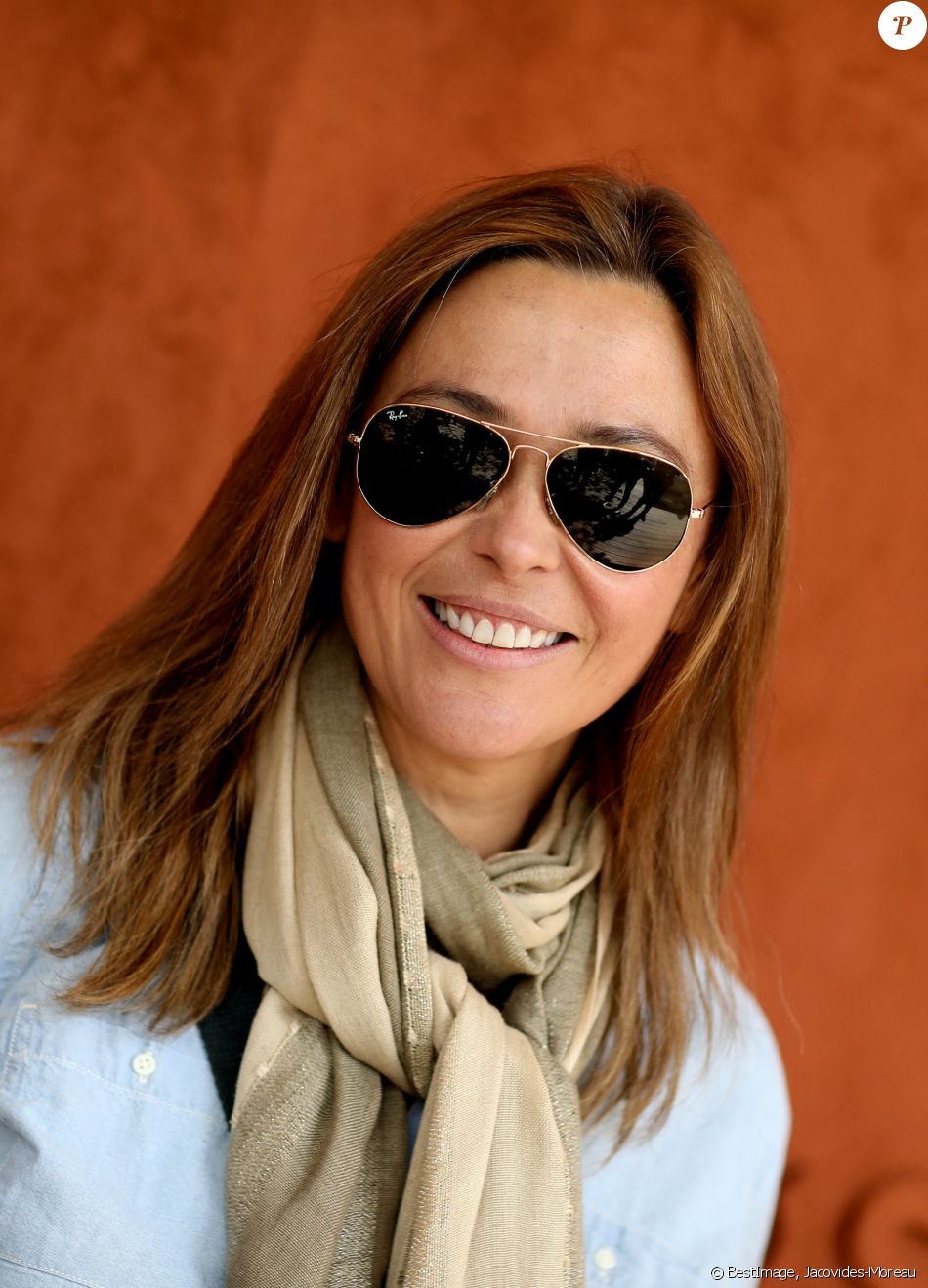 Sandrine Quétier - Les célébrités dans le village des Internationaux de France de Tennis de Roland Garros 2019 à Paris, France, le 29 mai 2019 © Jacovides-Moreau/Bestimage