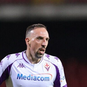 Franck Ribéry pendant le match de football en Série A entre Benevento et la Fiorentina le 13 mars 2021. © Image Sport / Panoramic / Bestimage