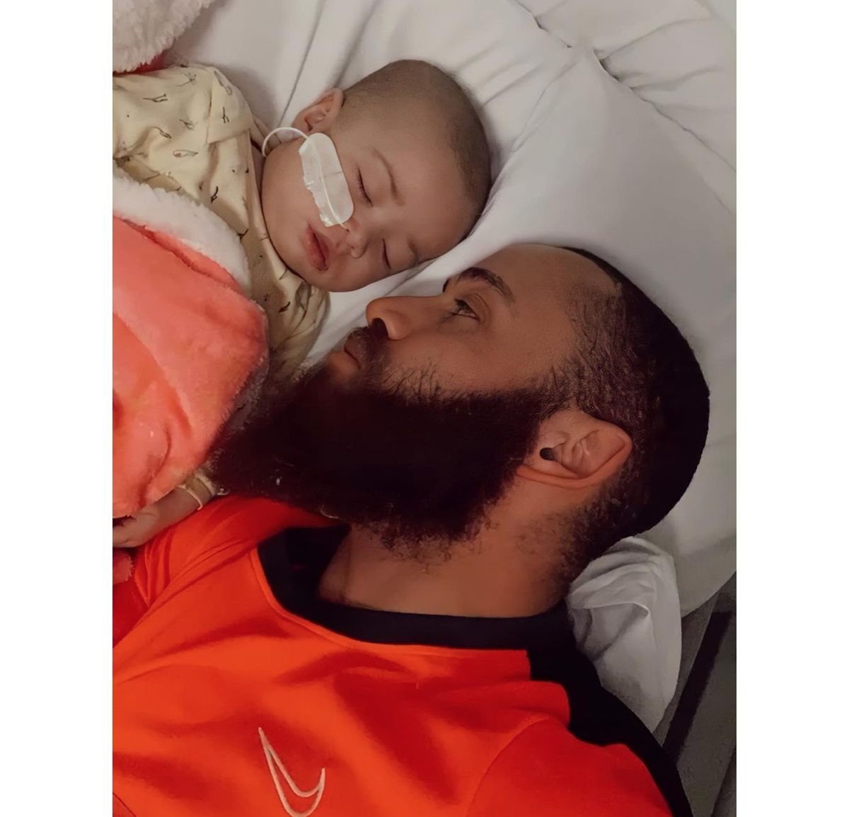 Photo Ashley Cain et sa fille Azaylia. Février 2021. Purepeople(01)