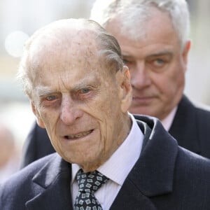 Le prince Philip, duc d'Edimbourg, assiste à l'inauguration de la nouvelle aile de la Charterhouse à Londres, le 28 février 2017.