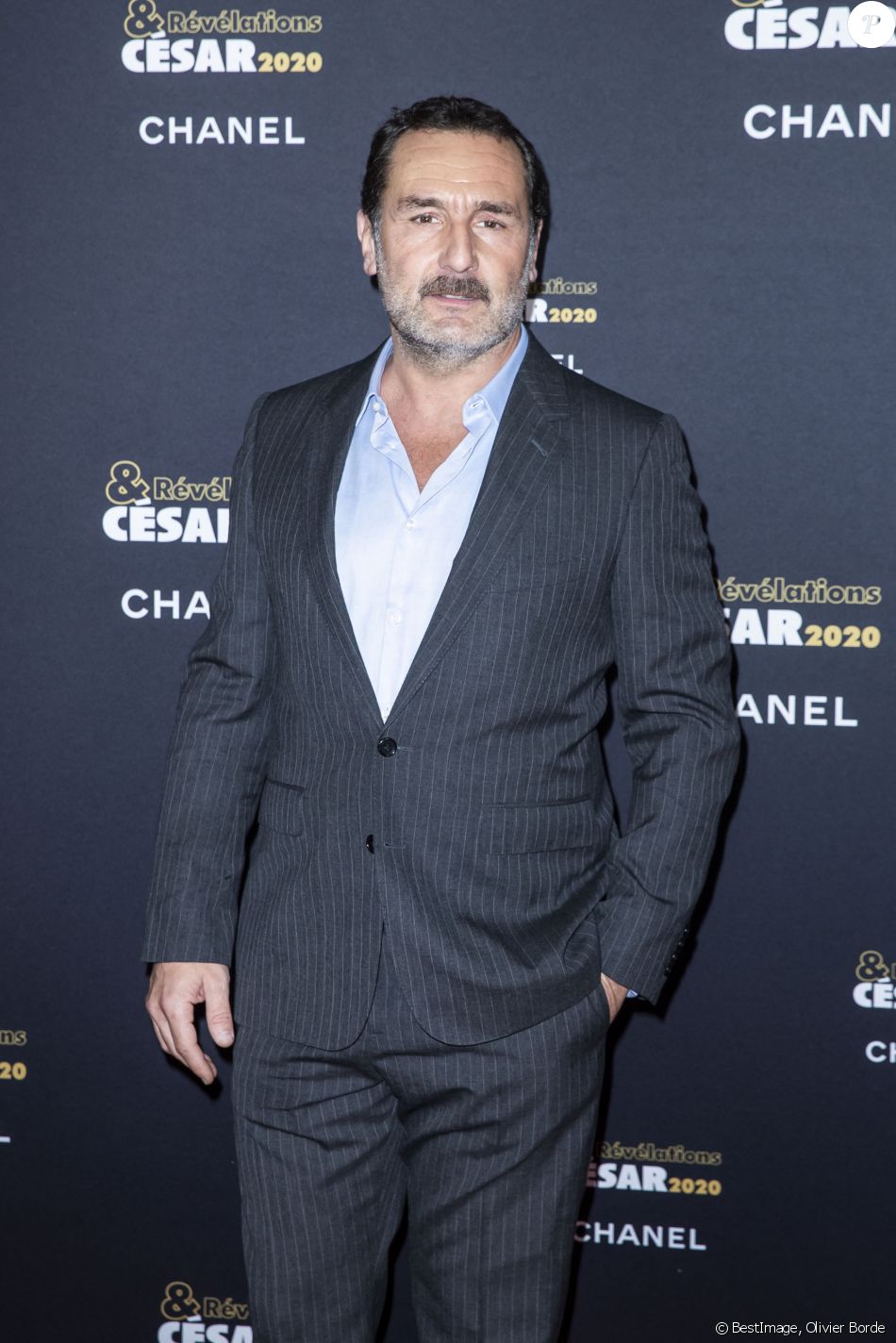 Gilles Lellouche - Photocall du dîner Chanel des révélations César au Petit Palais à Paris. © Olivier Borde/Bestimage