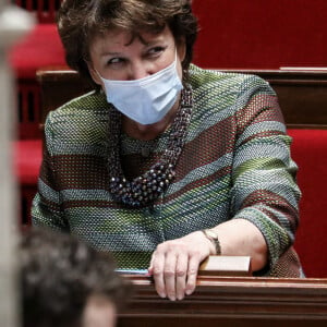 Roselyne Bachelot, ministre de la Culture - Séance de questions au gouvernement à l'Assemblée Nationale, à Paris, France, le 16 mars 2021. © Stéphane Lemouton/Bestimage