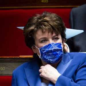 Roselyne Bachelot, ministre de la Culture - Questions au Gouvernement à l'Assemblée nationale à Paris, France, le 9 mars 2021. © Jean-Baptiste Autissier/Panoramic/Bestimage