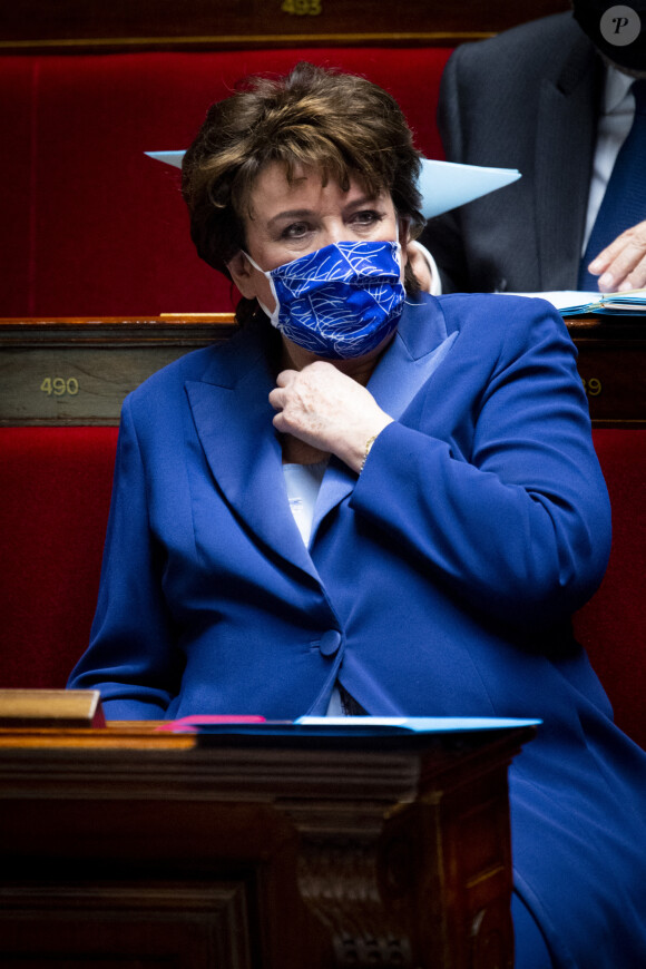 Roselyne Bachelot, ministre de la Culture - Questions au Gouvernement à l'Assemblée nationale à Paris, France, le 9 mars 2021. © Jean-Baptiste Autissier/Panoramic/Bestimage