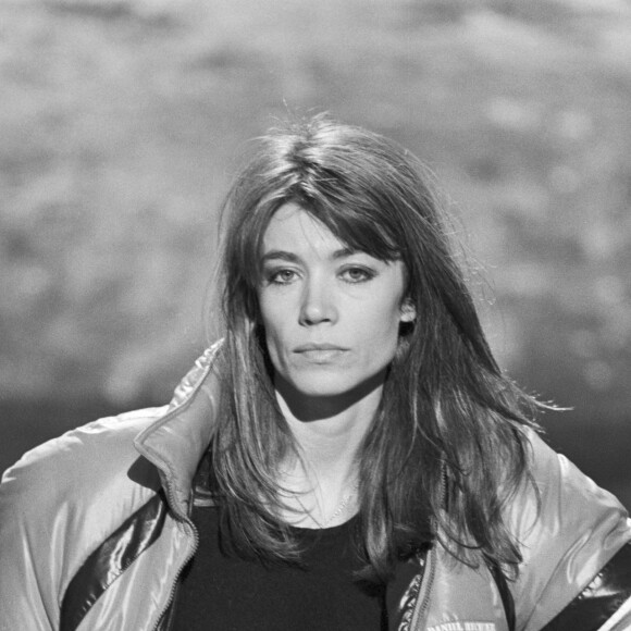 Françoise Hardy sur le plateau de l'émission Top Club.
