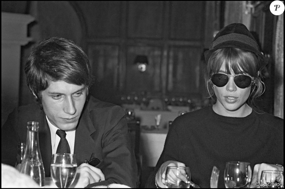 Jacques Dutronc et Françoise Hardy en 1966.