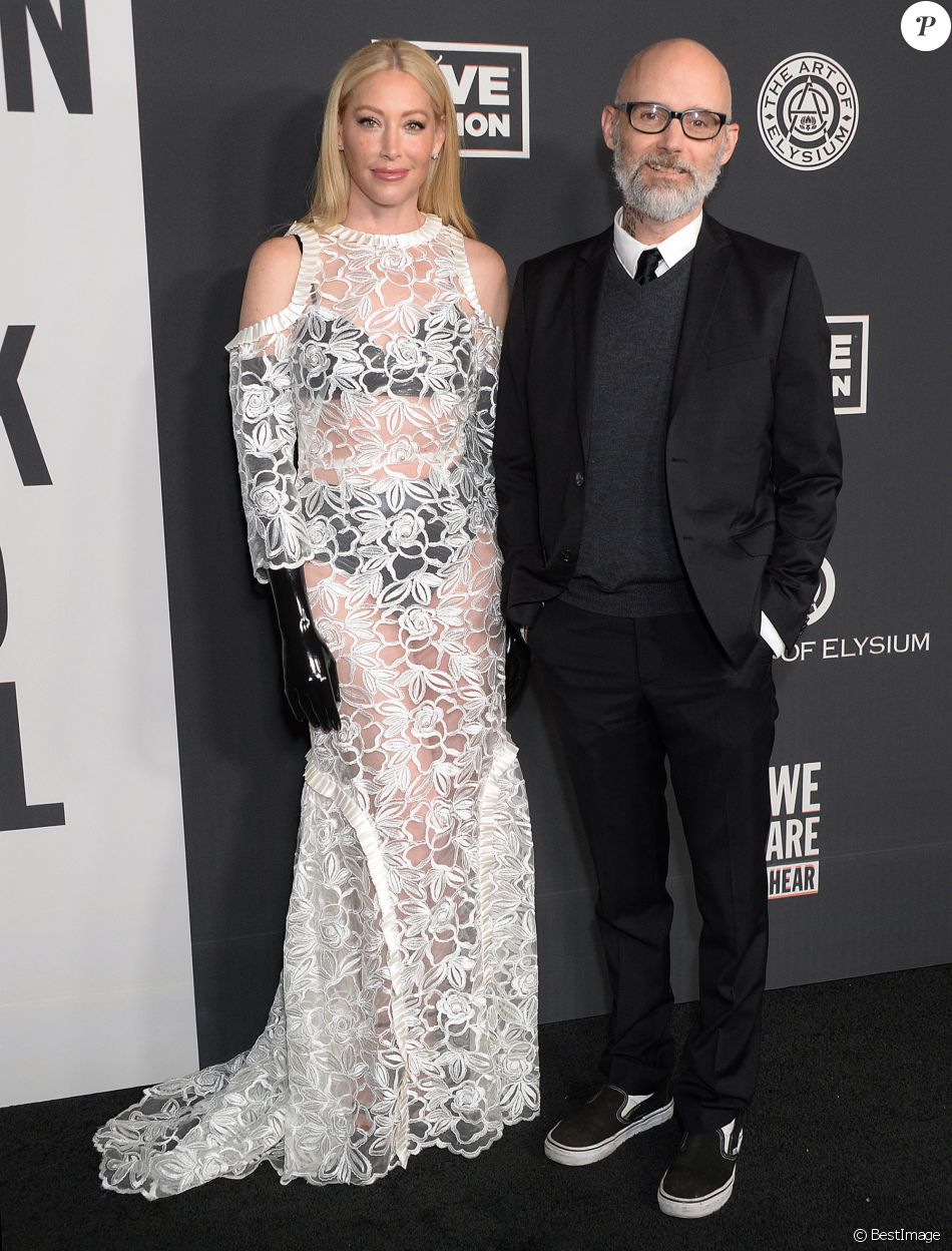 Julie Mintz, Moby lors de la 13ème édition de la soirée de gala "The Art of Elysiums " dans la salle de spectacle du Hollywood Palladium à Los Angeles, Californie, Etats-Unis, le 4 janvier 2020.