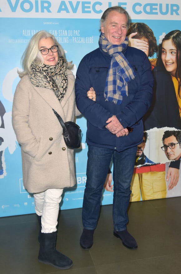 William Leymergie et sa femme Maryline - Avant-première du film "Le coeur en braille" au cinéma Gaumont Marignan à Paris le 4 décembre 2016. © Giancarlo Gorassini/Bestimage